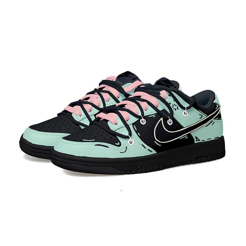 [Custom Tiffany's S-BOX]  Dunk Skateboarding Shoes Women's