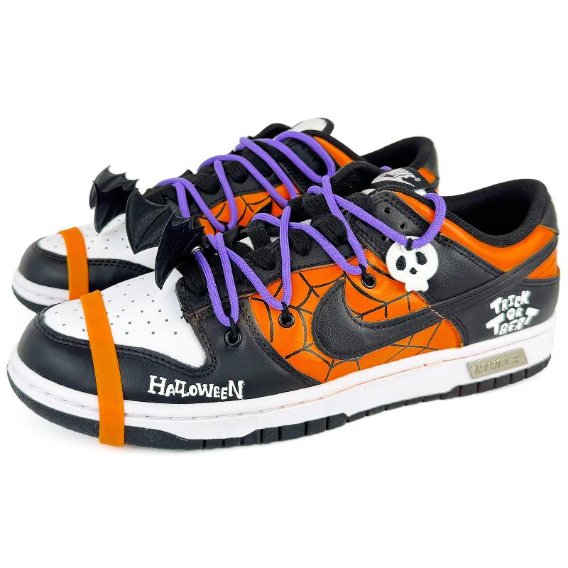 [Custom House of the Ghosts]  Dunk Skateboarding Shoes Men Low-top Orange