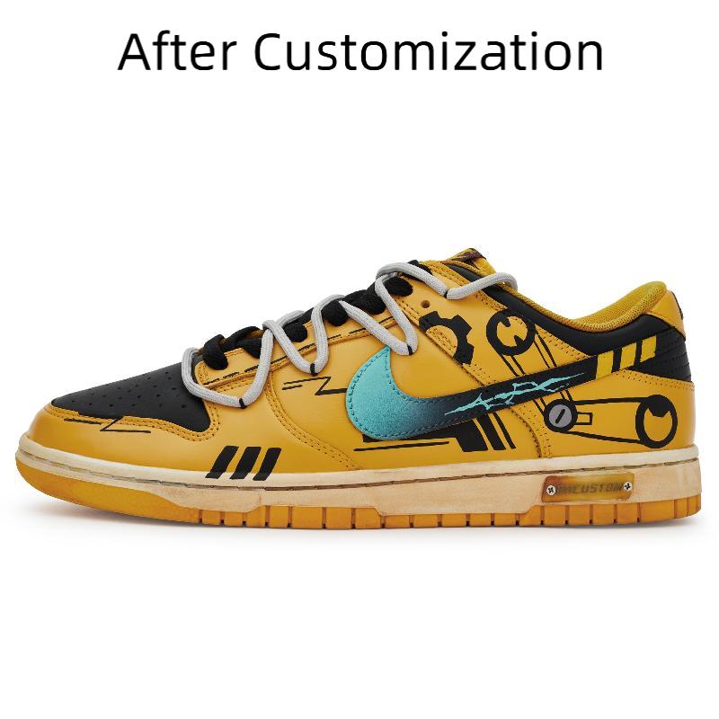 [Custom Men's industrial technology] Nike Dunk Skateboarding Shoes Men