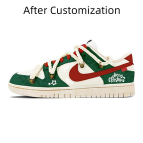 [Custom Christmas tree] Nike Dunk Skateboarding Shoes Men