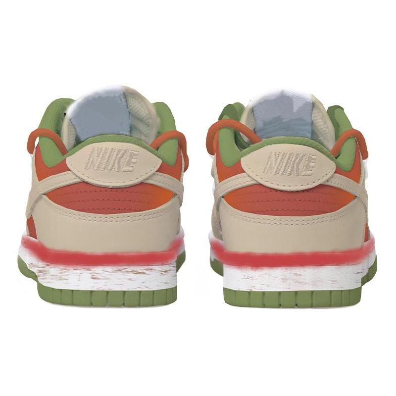 [Custom Pepper Boy]  Dunk Skateboarding Shoes Men Low-top Red/brown/green