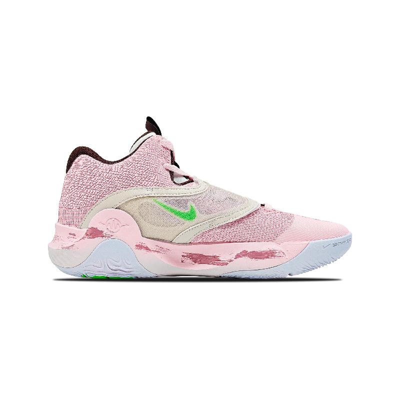 [Custom Men's pink and white style loves to leap]  KD Trey 5 X Basketball Shoes Men Low-Top White