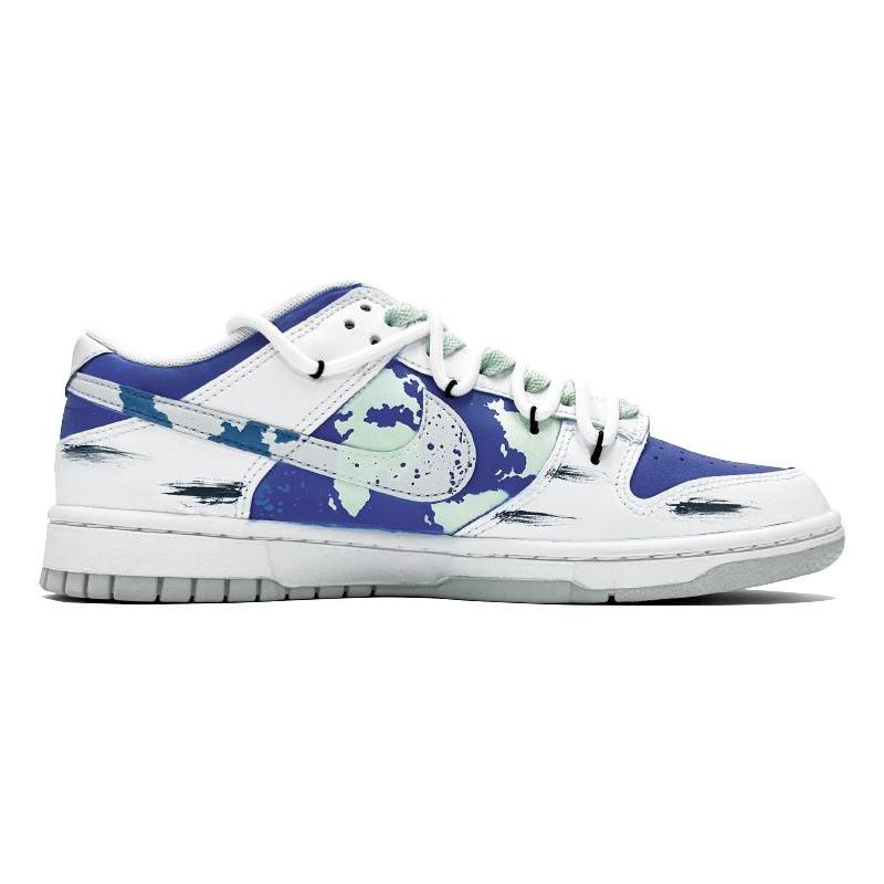 [Custom The male version of Star Traveler Earth]  Dunk Skateboarding Shoes Men