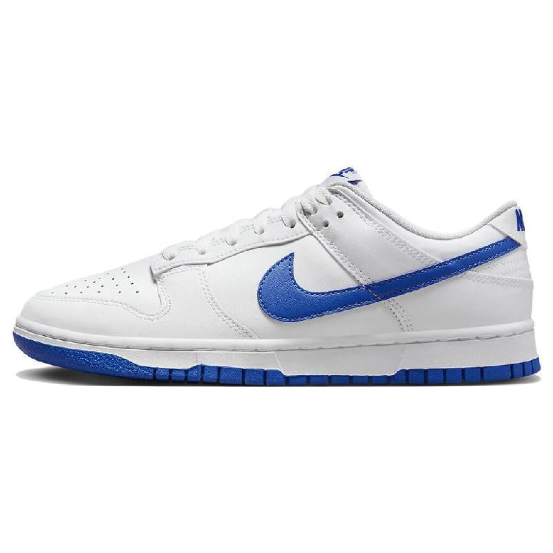 [Custom Red Alert]  Dunk Skateboarding Shoes Men Low-top Blue/white