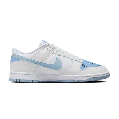 [Custom The Argentina team]  Dunk Skateboarding Shoes Men Low-top Blue/white
