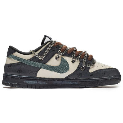 [Custom Men's confinement S-BOX]  Dunk Low Skateboarding shoes Men
