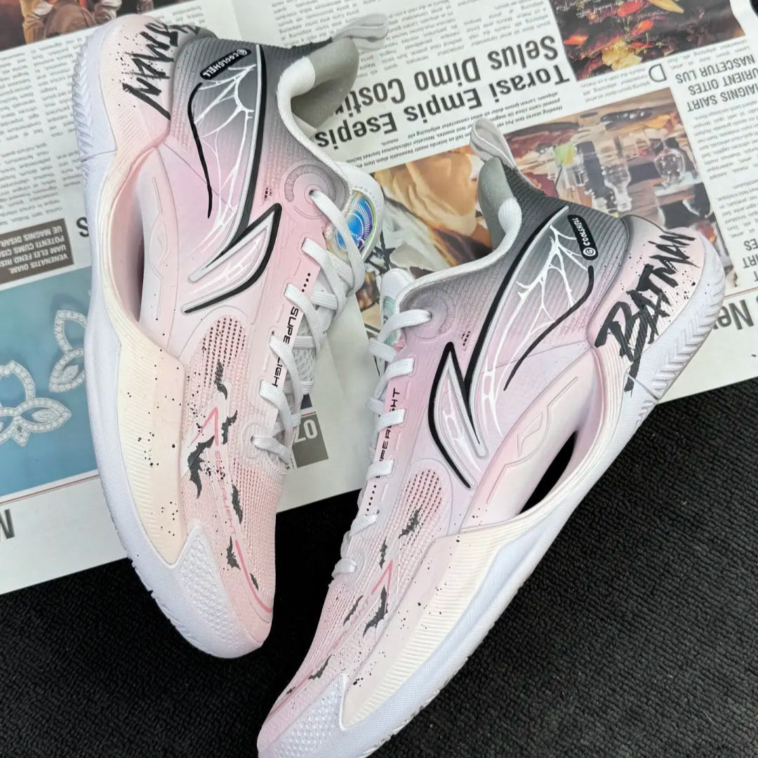 [Pink Phantom Bat] Custom Street LiNing Men's Basketball Shoes