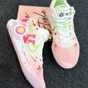 [Custom Rose-colored early summer]  KD Trey 5 IX Vintage Basketball Shoes Men Mid-top White/pink
