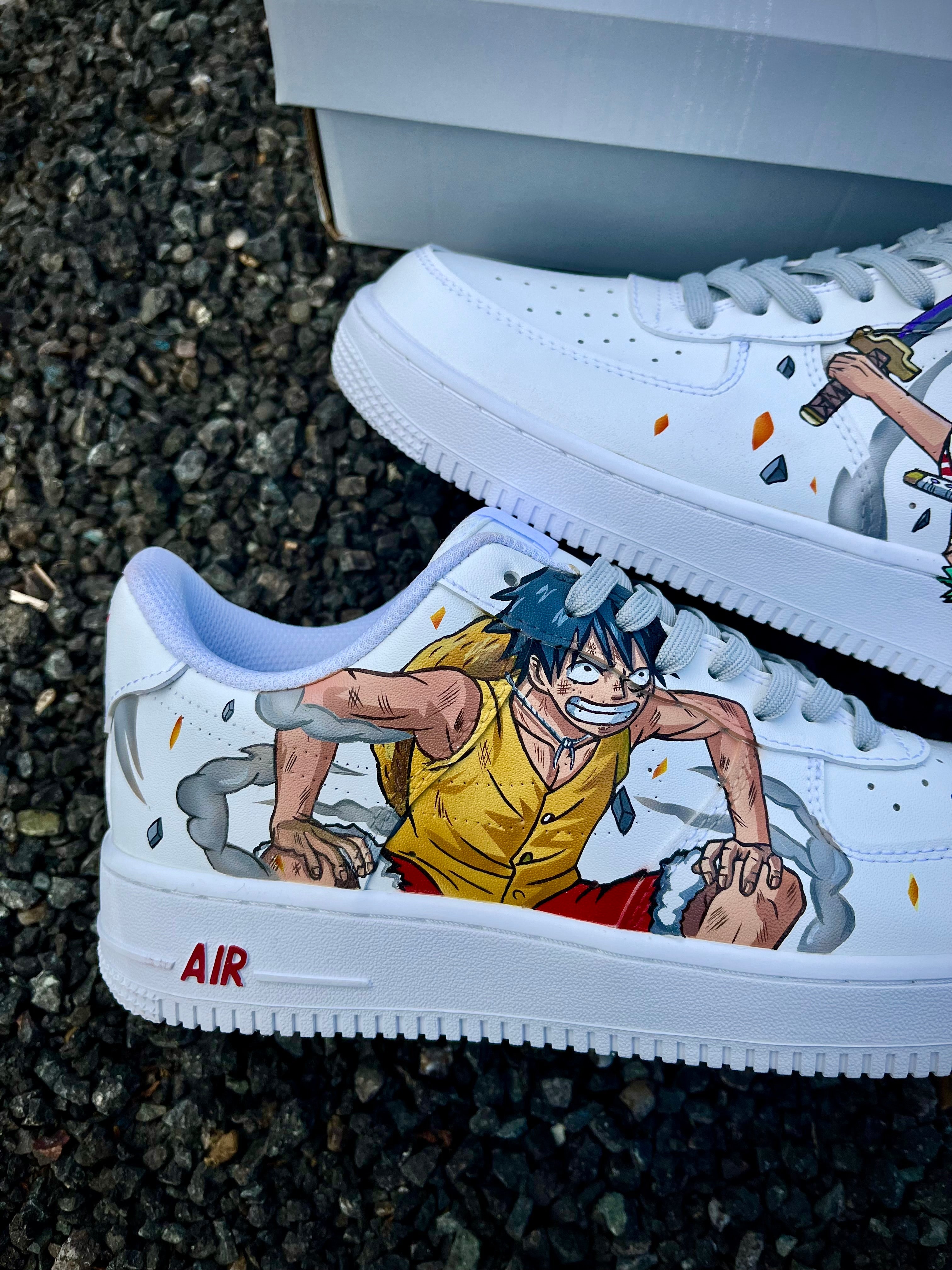 [Custom Luffy&Zoro One piece] Air Force 1 Skateboarding Shoes Unisex