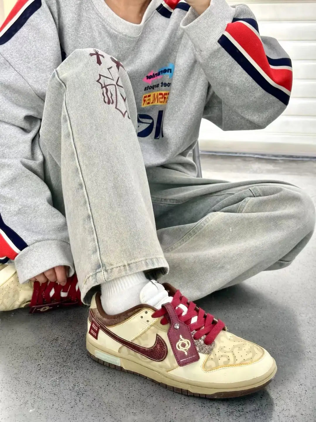 Golden Snake Fortune - Women's Dunk Low Custom