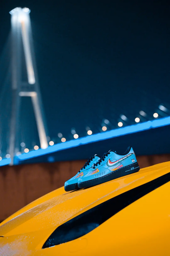 [Customized Sports Car Fr Track] Air Force One Of One dream car Shoes Unisex