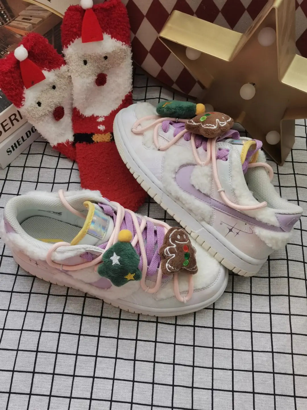 Cute Plush Christmas Party - Unisex Forum Low Custom