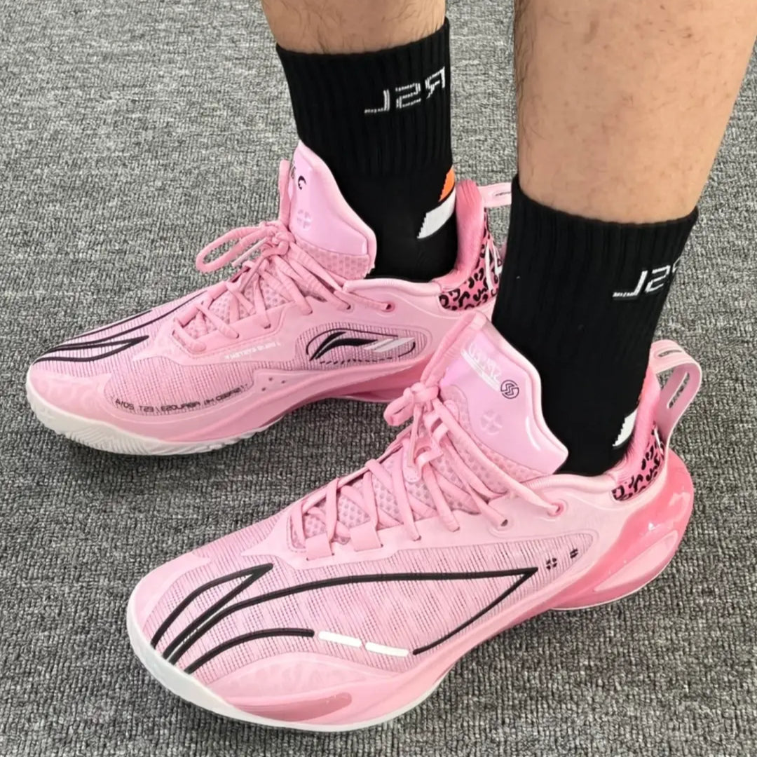 [Sweetheart Leopard/Black & White Classic/Yellow & White Laser/Blue & Purple Laser] Custom LiNing Basketball Shoes Unisex