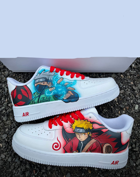 [Custom Kakashi vs Naruto] Air Force 1 Skateboarding Shoes Unisex