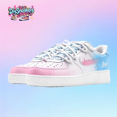 Cream Aurora -  Air Force 1 Skateboarding Shoes Men