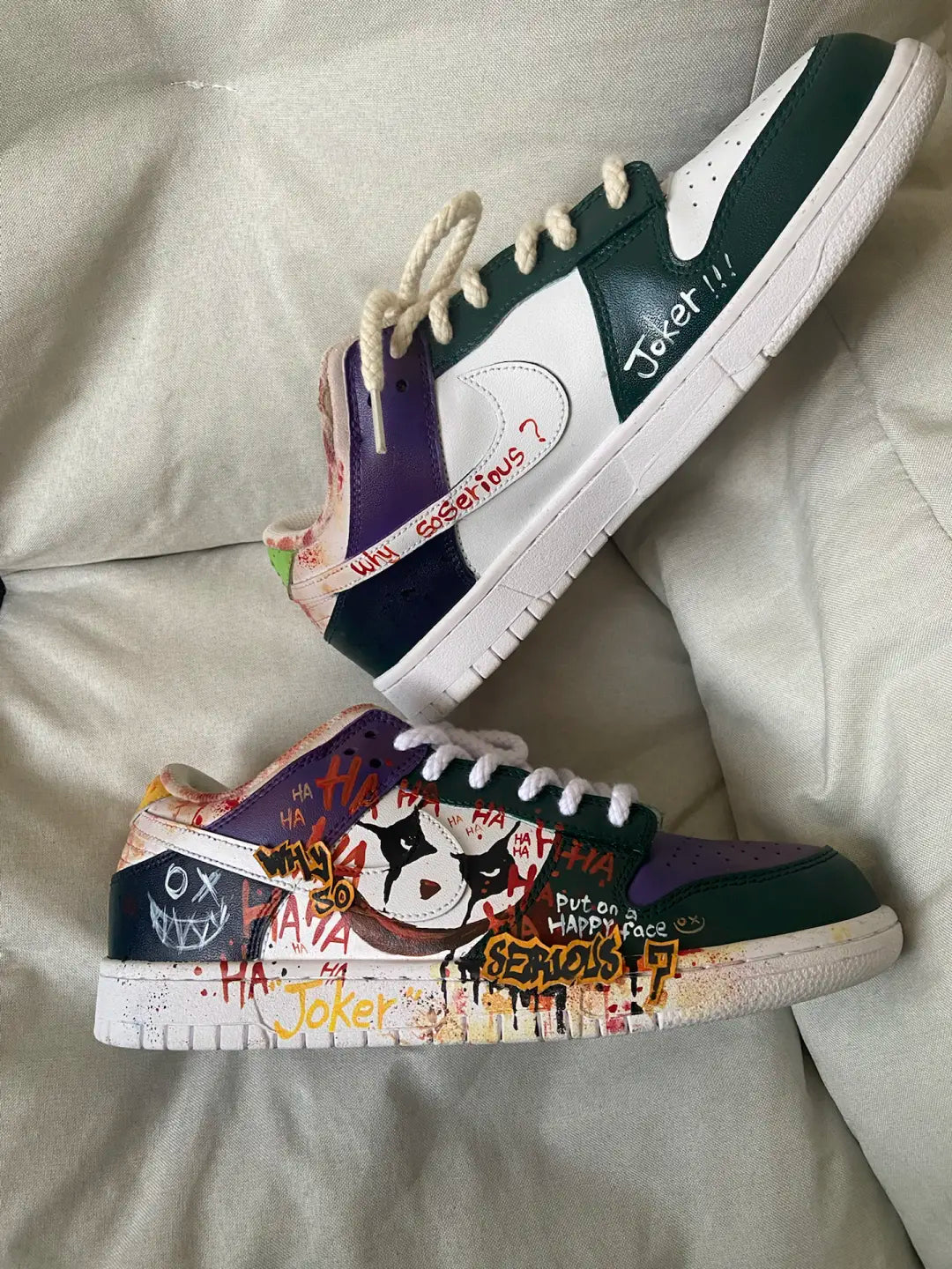 [Custom Yuanyang Doodle 2 Male E]  Dunk Skateboarding Shoes Men