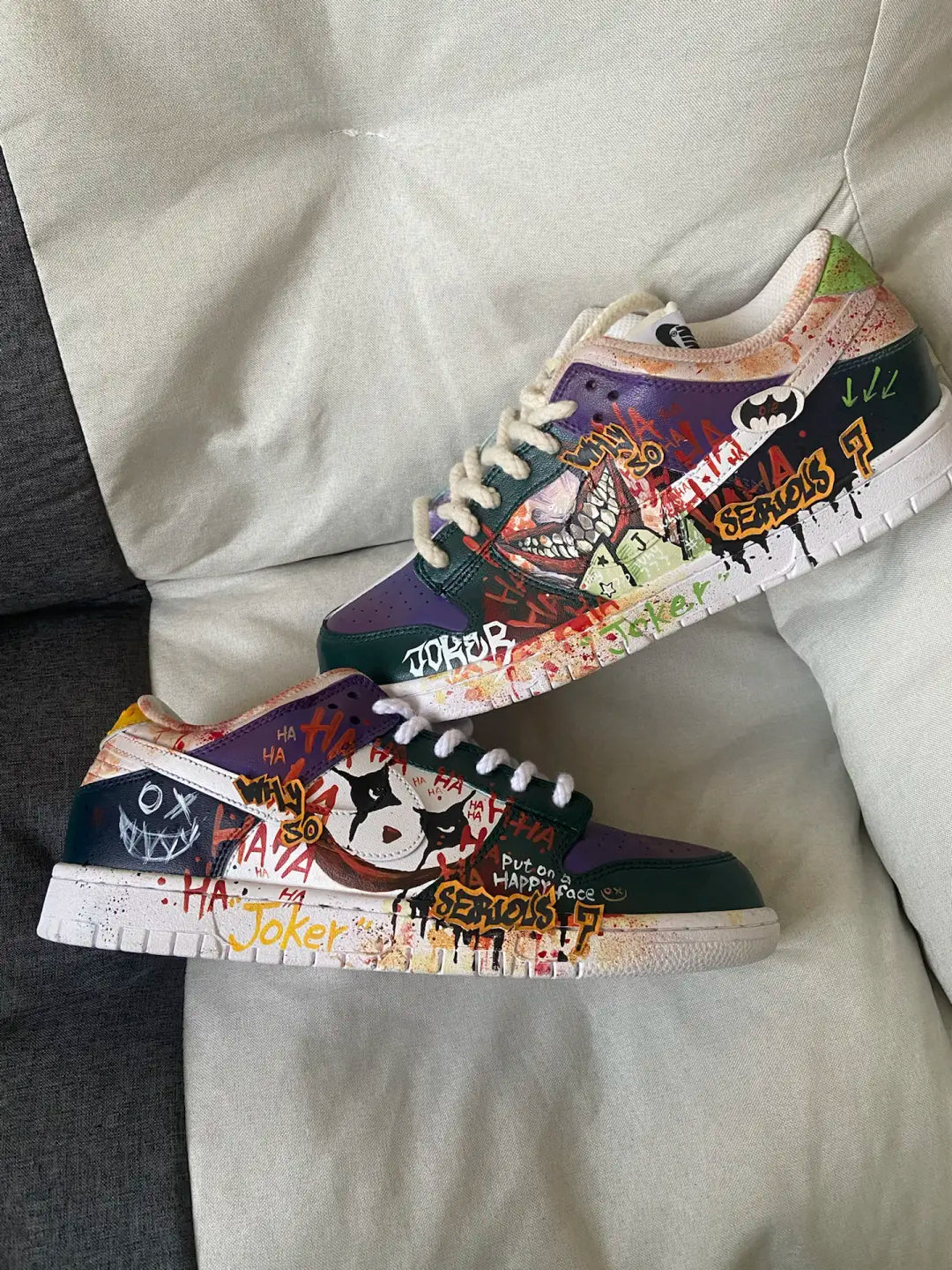 [Custom Yuanyang Doodle 2 Male E]  Dunk Skateboarding Shoes Men