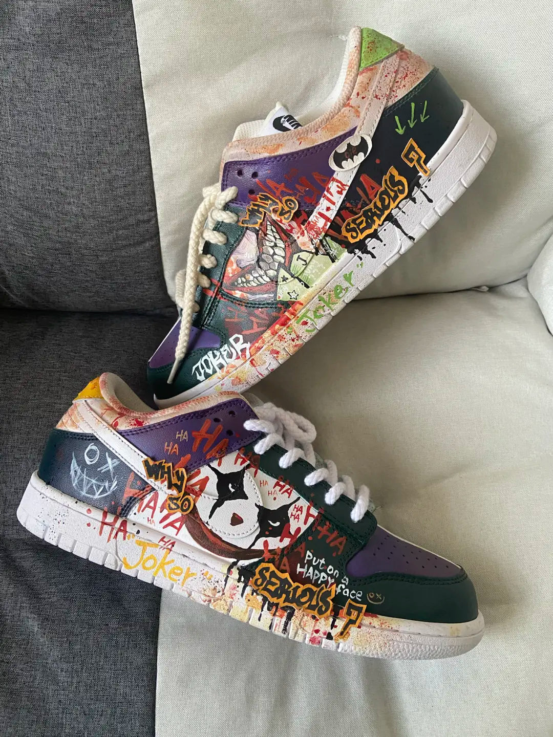 [Custom Yuanyang Doodle 2 Male E]  Dunk Skateboarding Shoes Men