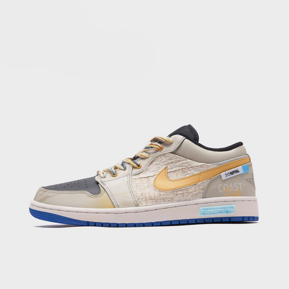 Warm Current - Men's Jordan 1 Low Custom