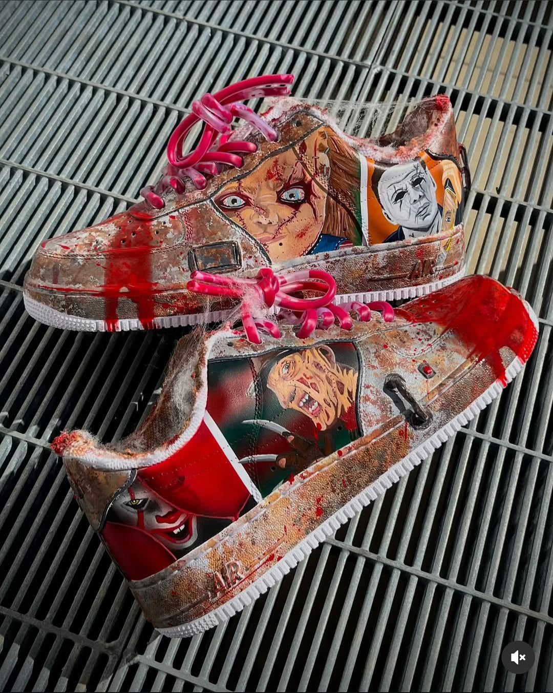 [Customized Horror Movie Universe] Air Force 1 Shoes Unisex Hand-painted