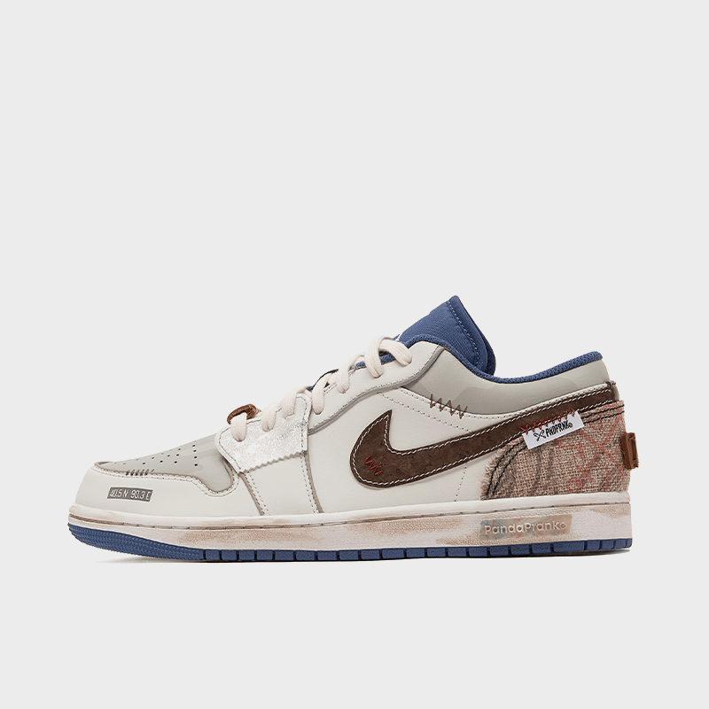 Treading the Waves - Men's Jordan 1 Low Custom