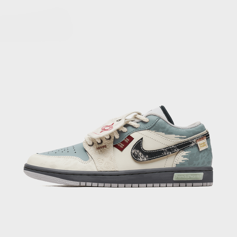 Auspicious Green - Men's Jordan 1 Low Custom