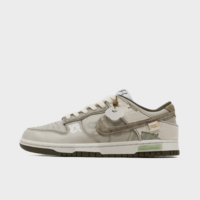 Evergreen Wood and Jade - Women's Dunk Low Custom