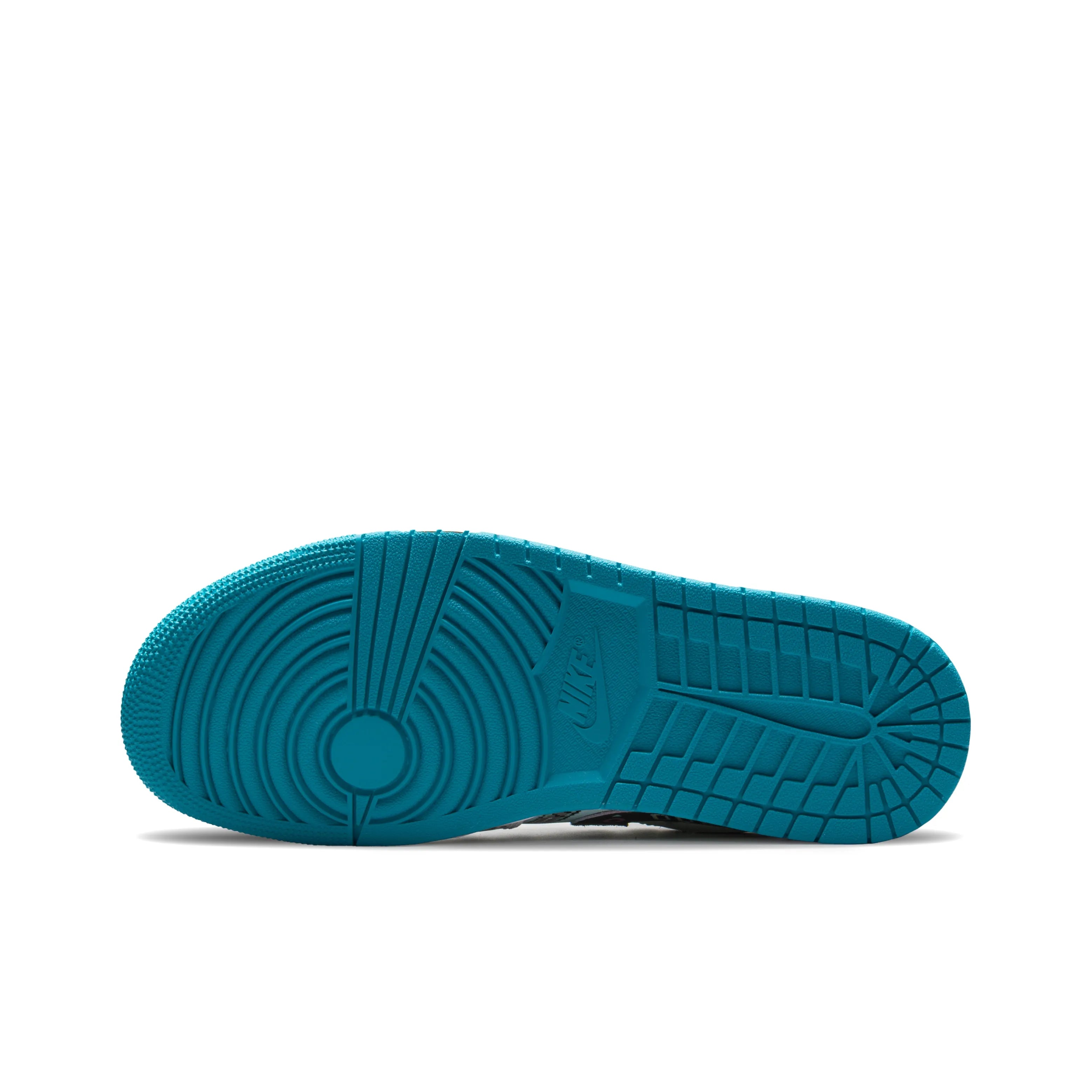 [Custom Cyber Mint Candy] Air Jordan 1 Low Unisex White/Blue/Green