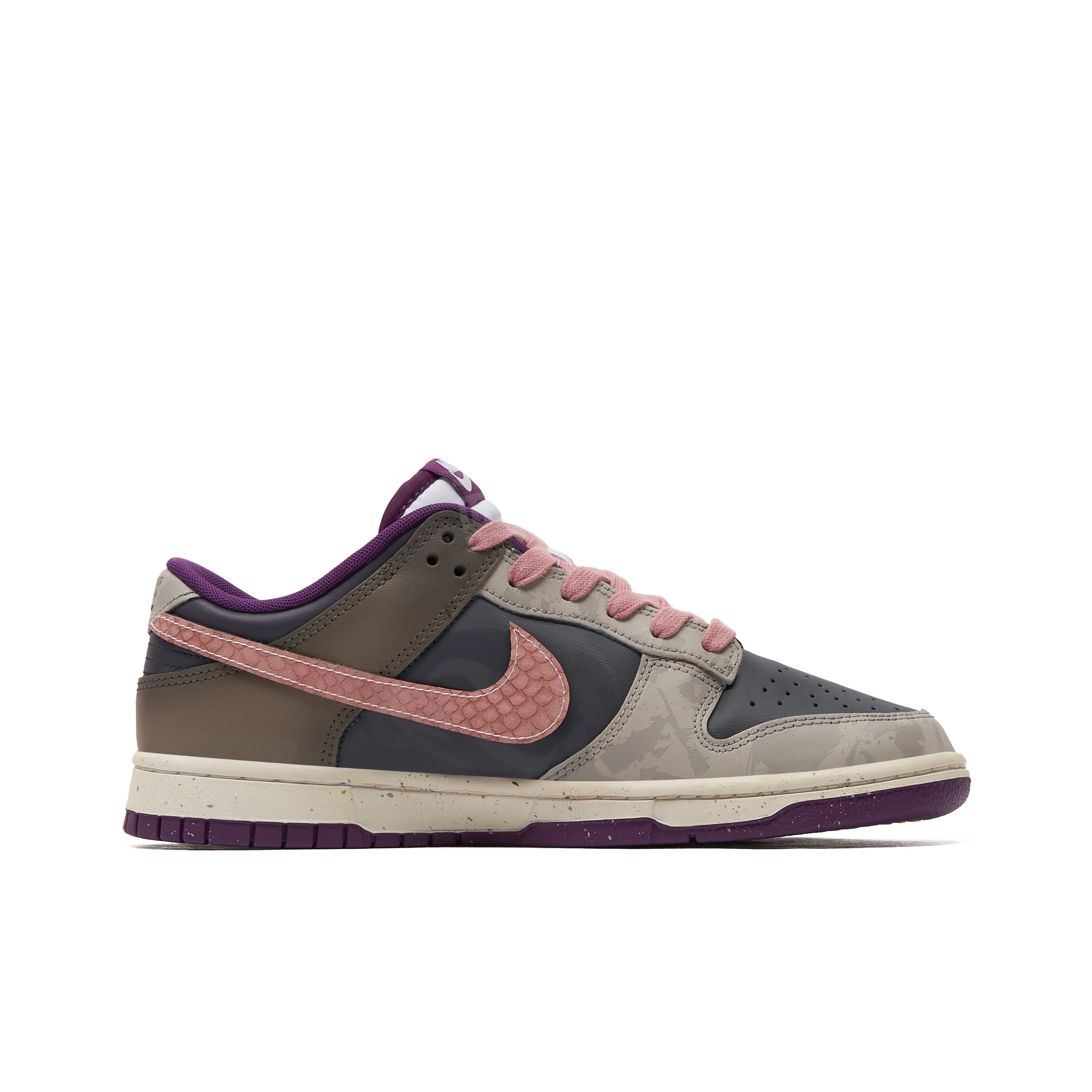 [Custom Heart of the Sandlands] Dunk Skateboarding Shoes Unisex Low-top Brown/Gray