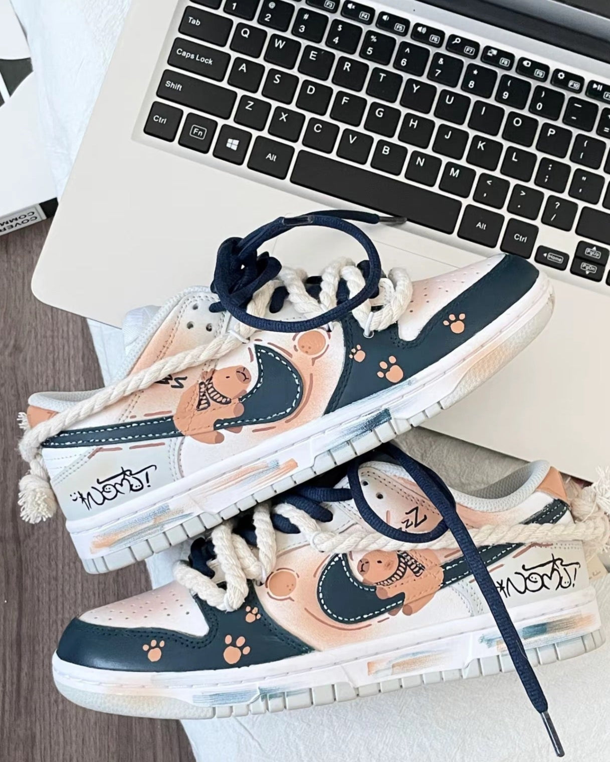 Capybara - Cute Girls' Generation Low-Top Shoes Custom