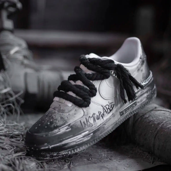 [Custom Dark Halloween]  Air Force 1 Skateboarding Shoes Men