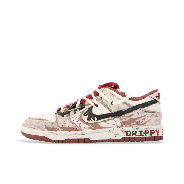 [Custom Mad Max] Dunk Skateboarding Shoes Men Low-top Brown/Red