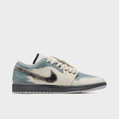 Auspicious Green - Men's Jordan 1 Low Custom