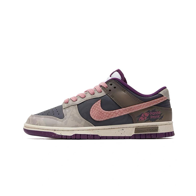 [Custom Heart of the Sandlands] Dunk Skateboarding Shoes Unisex Low-top Brown/Gray