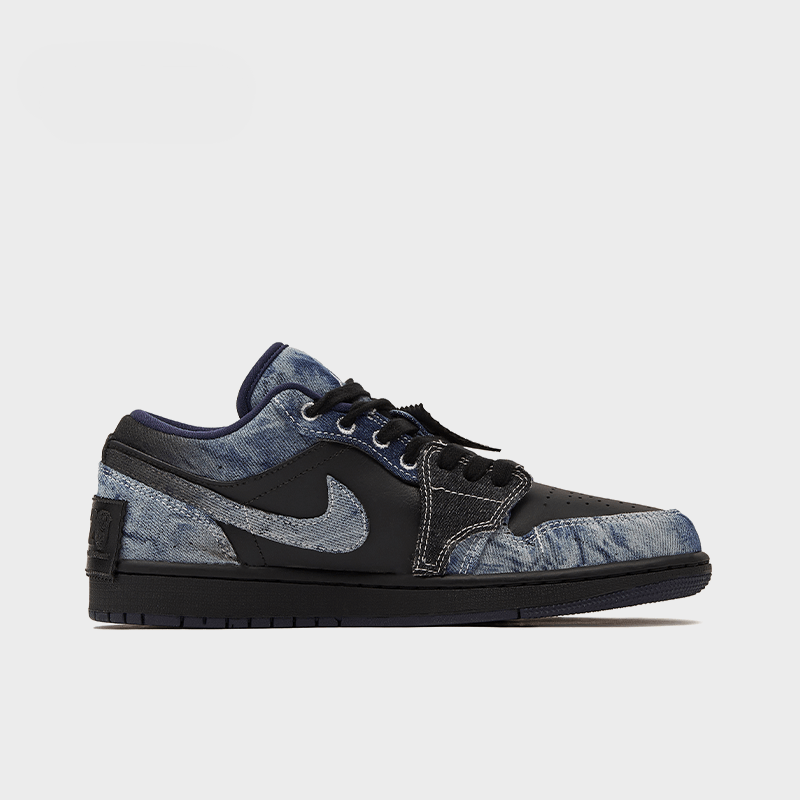 Black Sea - Men's Jordan 1 Low Custom