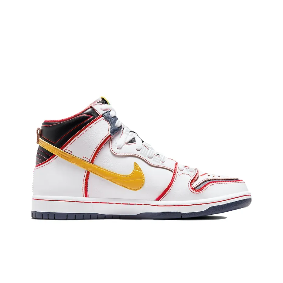 [Custom Gundam Unicorn, Velcro] Dunk Pro QS Skateboarding Shoes Unisex Low-top