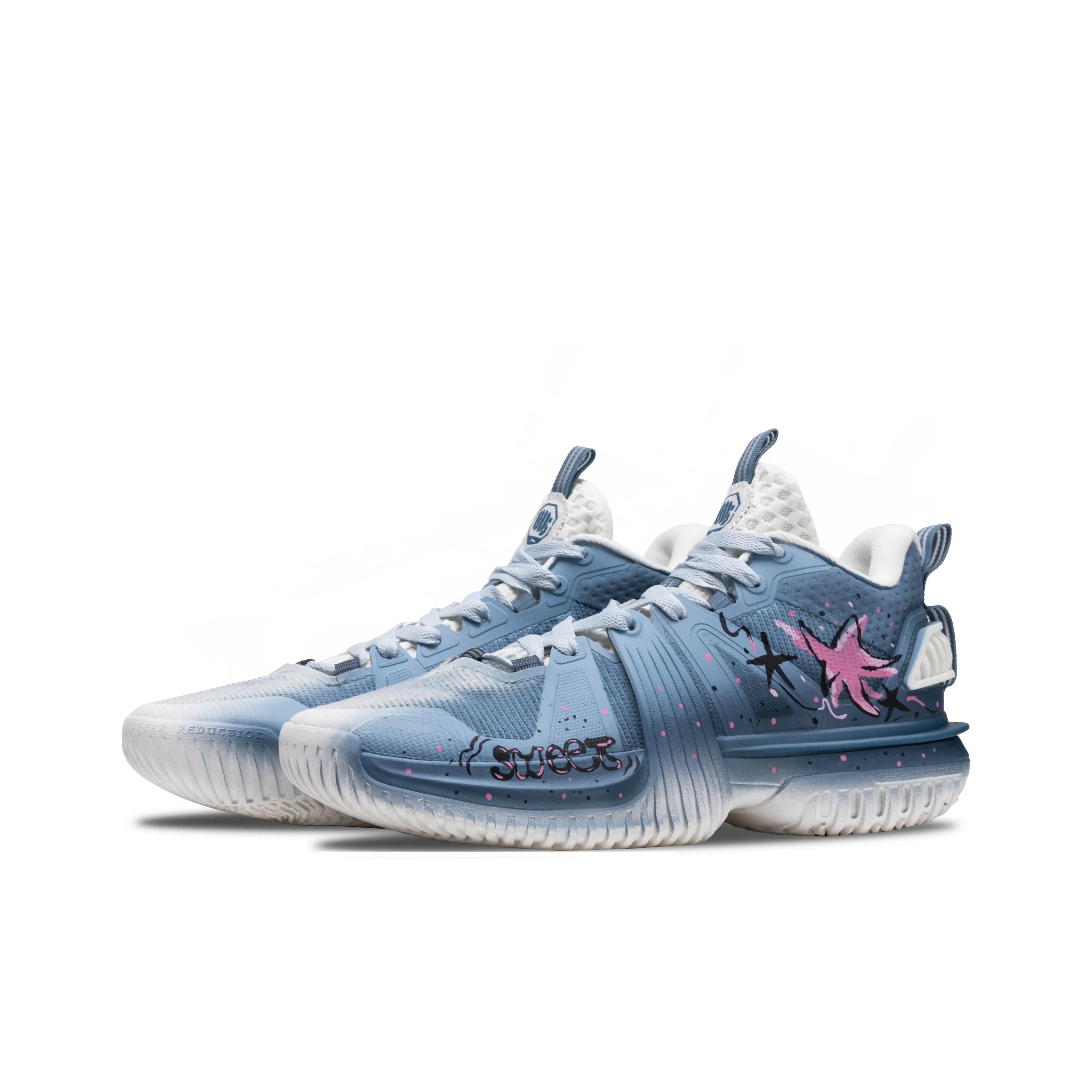 [Multi-Color Available] Custom Color Matching Trend LiNing Basketball Shoes Unisex
