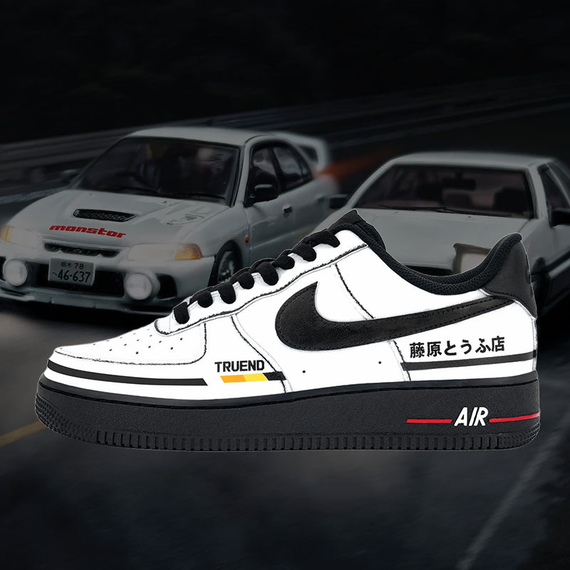 [Custom Initial D, AE86] Air Force 1 Skateboarding Shoes Unisex Low-top