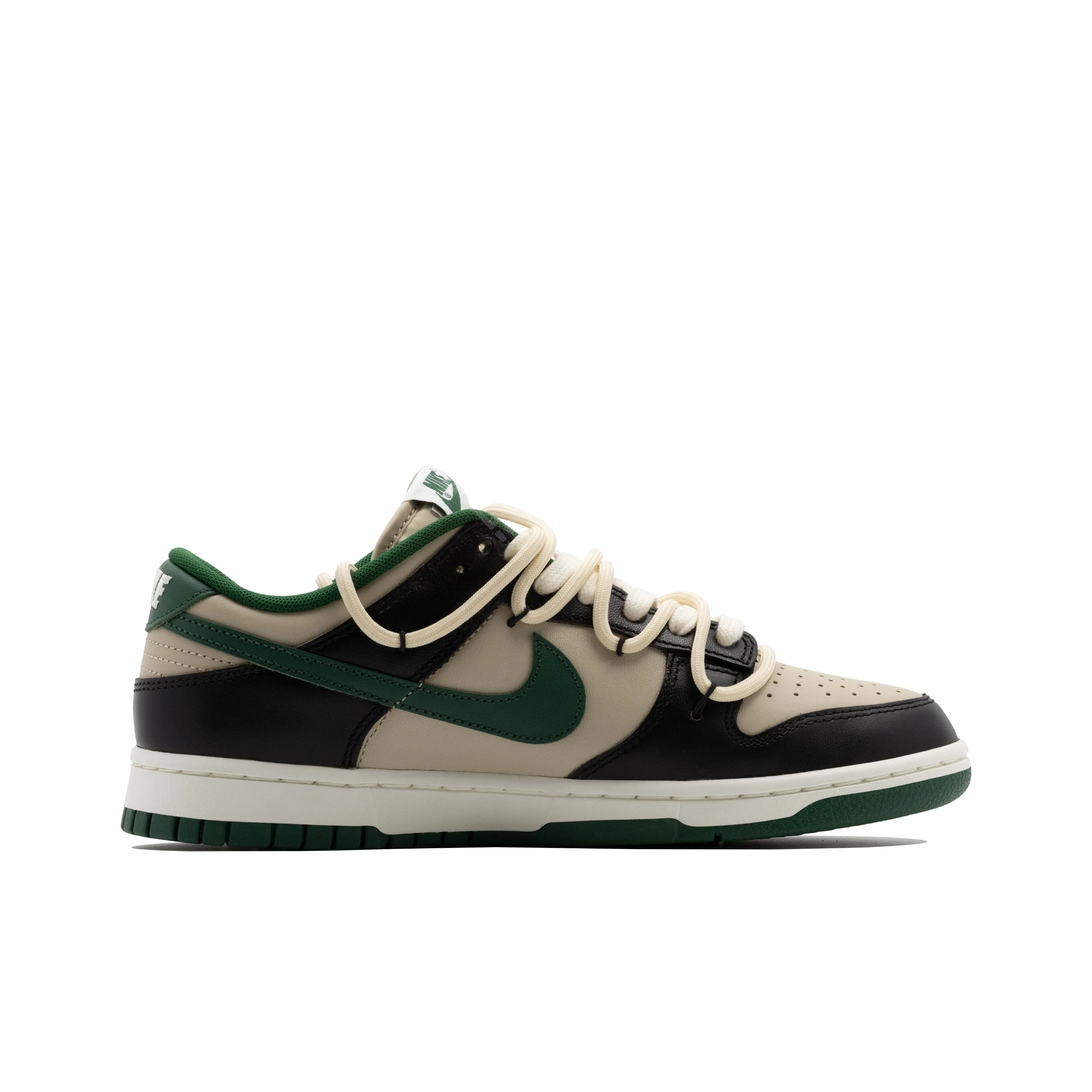 [Custom Harry Potter - The Fantastic World of Magic] Dunk Skateboarding Shoes Unisex Black/Beige/Green