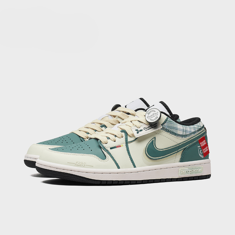 Sunlit Emblem - Men's Jordan 1 Low Custom