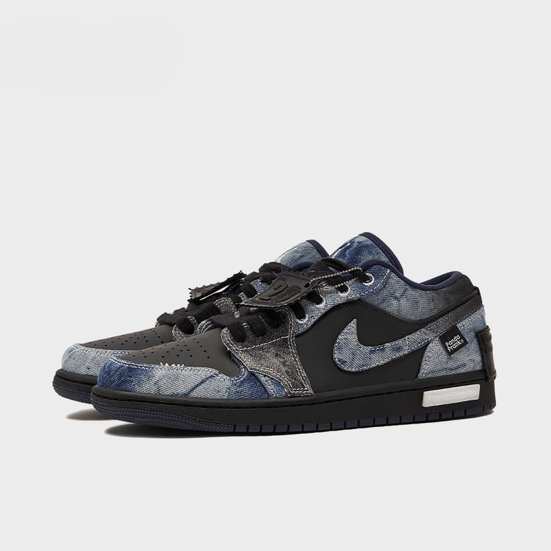Black Sea - Men's Jordan 1 Low Custom