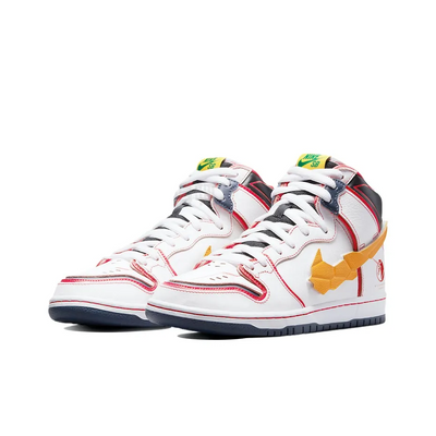 [Custom Gundam Unicorn, Velcro] Dunk Pro QS Skateboarding Shoes Unisex Low-top