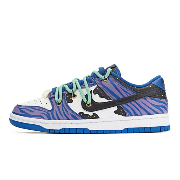 [Custom Avatar] Unnk Skateboard Shoes Unsex Low-Top Blue/Purple