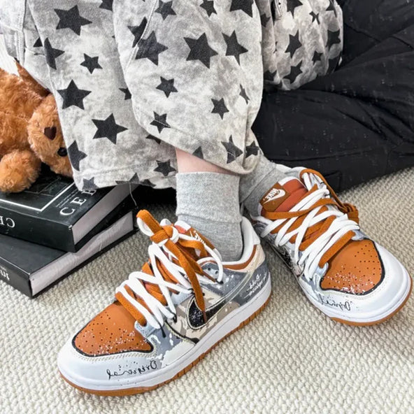 [Custom Wake Up Time] Dunk Skateboarding Shoes Unisex