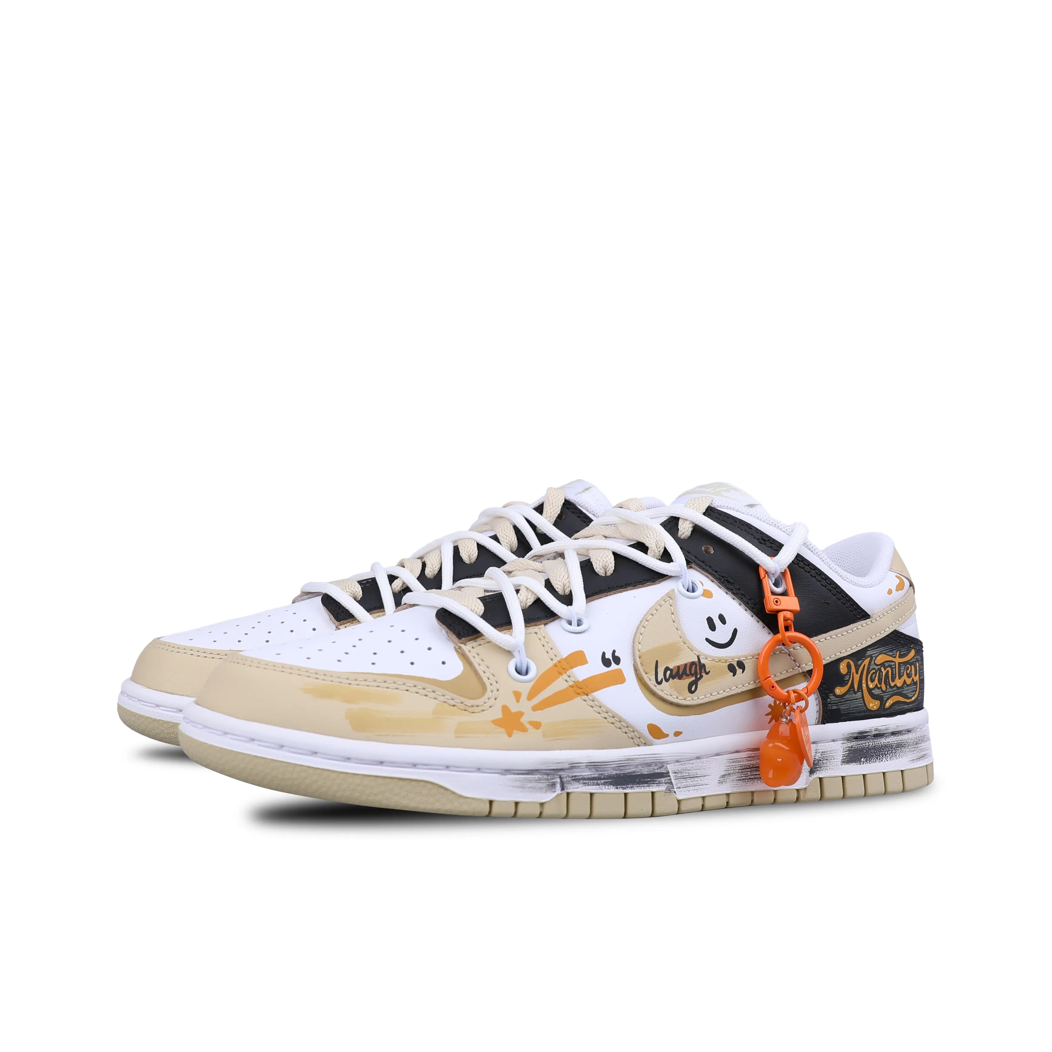 [Custom Sunset Album] Dunk Skateboarding Shoes Unisex Yellow/Black