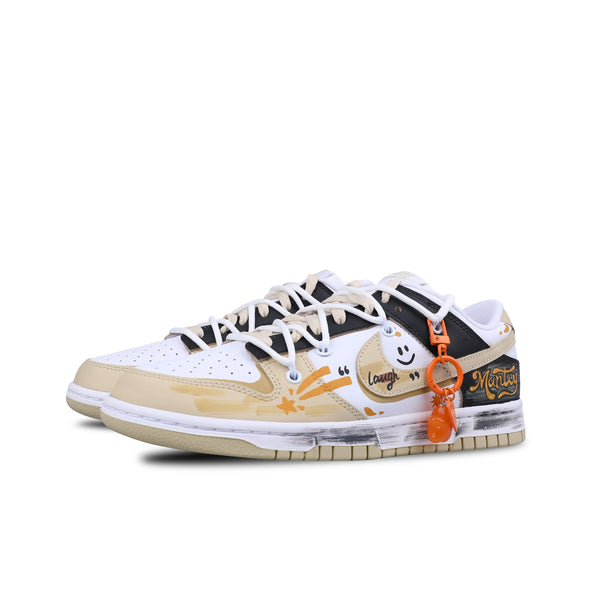 [Custom Sunset Album] Dunk Skateboarding Shoes Unisex Yellow/Black