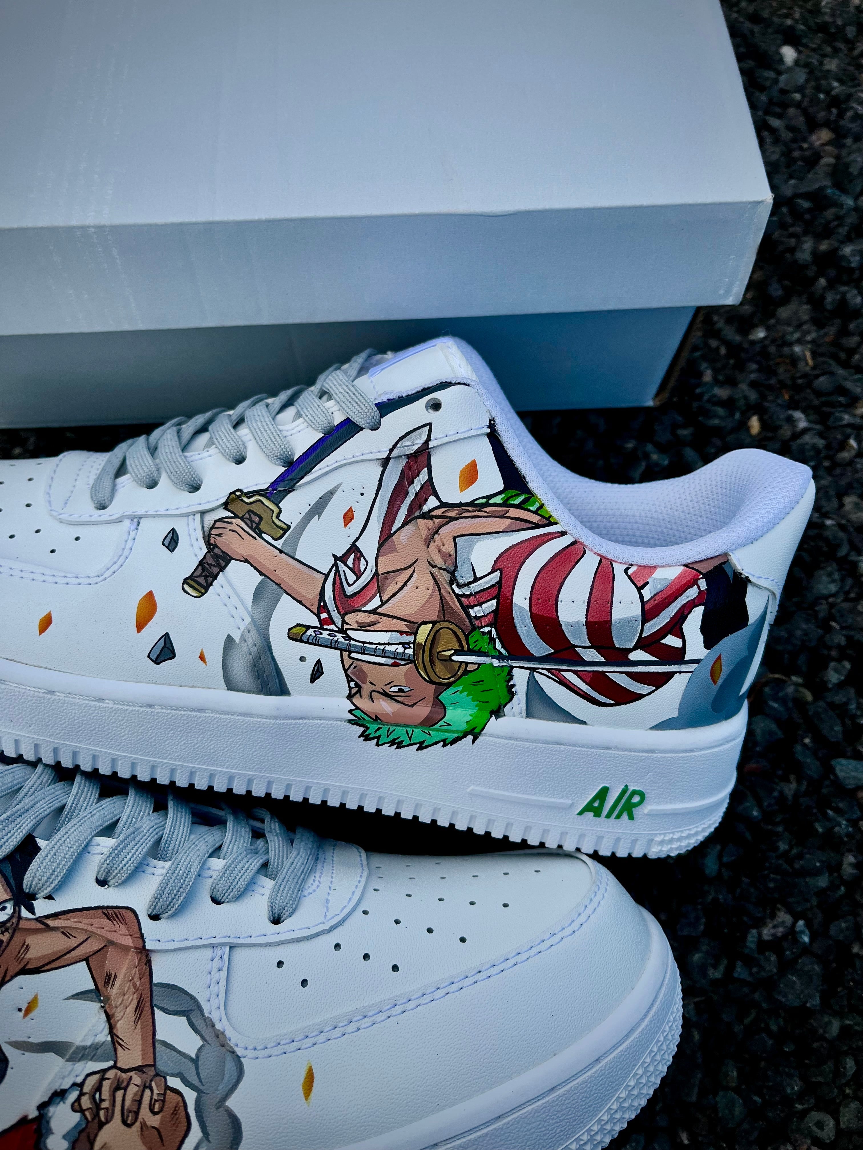 [Custom Luffy&Zoro One piece] Air Force 1 Skateboarding Shoes Unisex