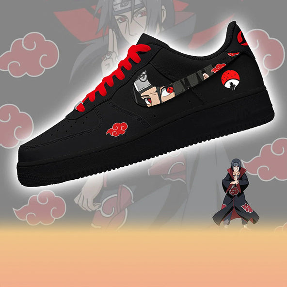 [Custom Itachi Uchiha] Air Force 1 Skateboarding Shoes Unisex