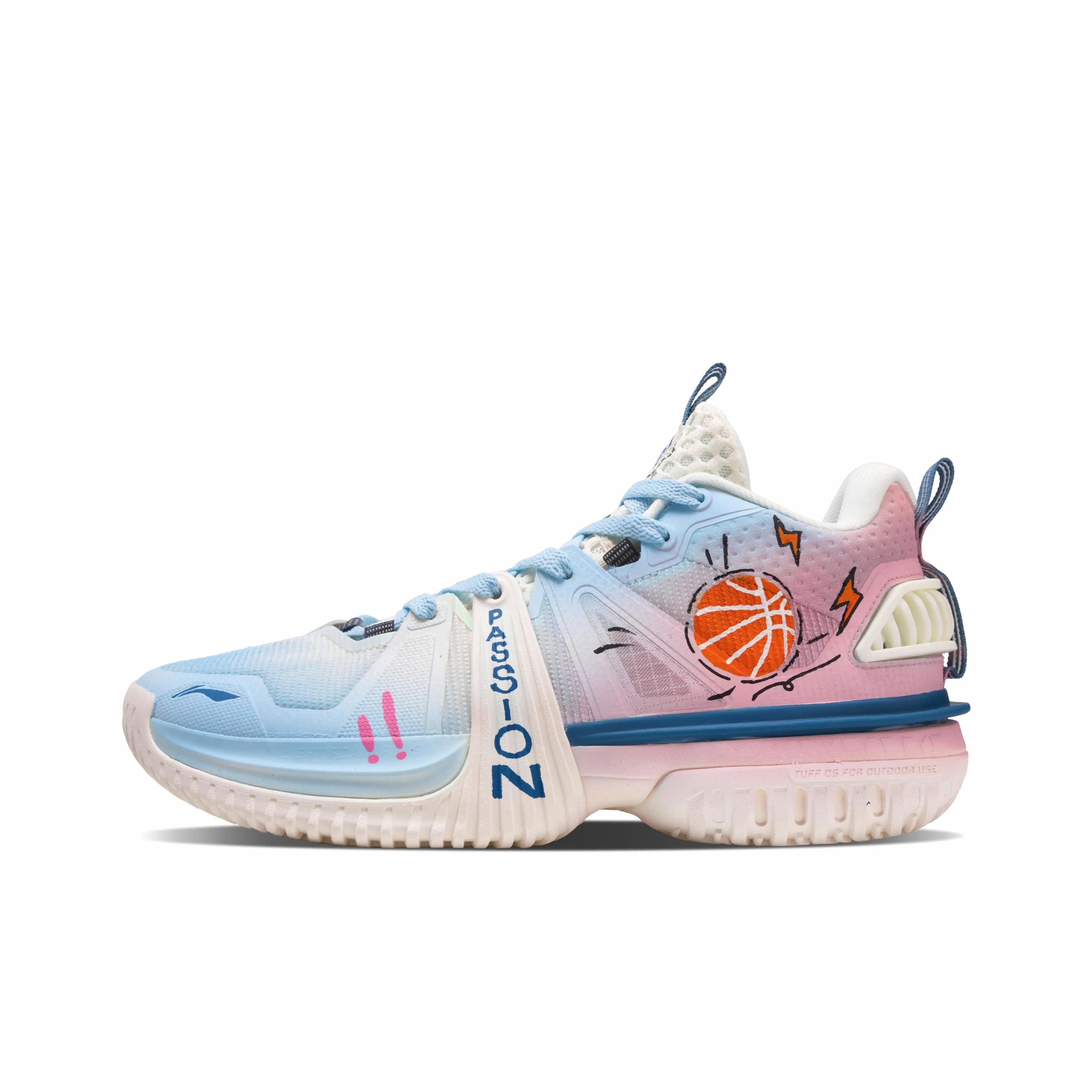 [Multi-Color Available] Custom Color Matching Trend LiNing Basketball Shoes Unisex