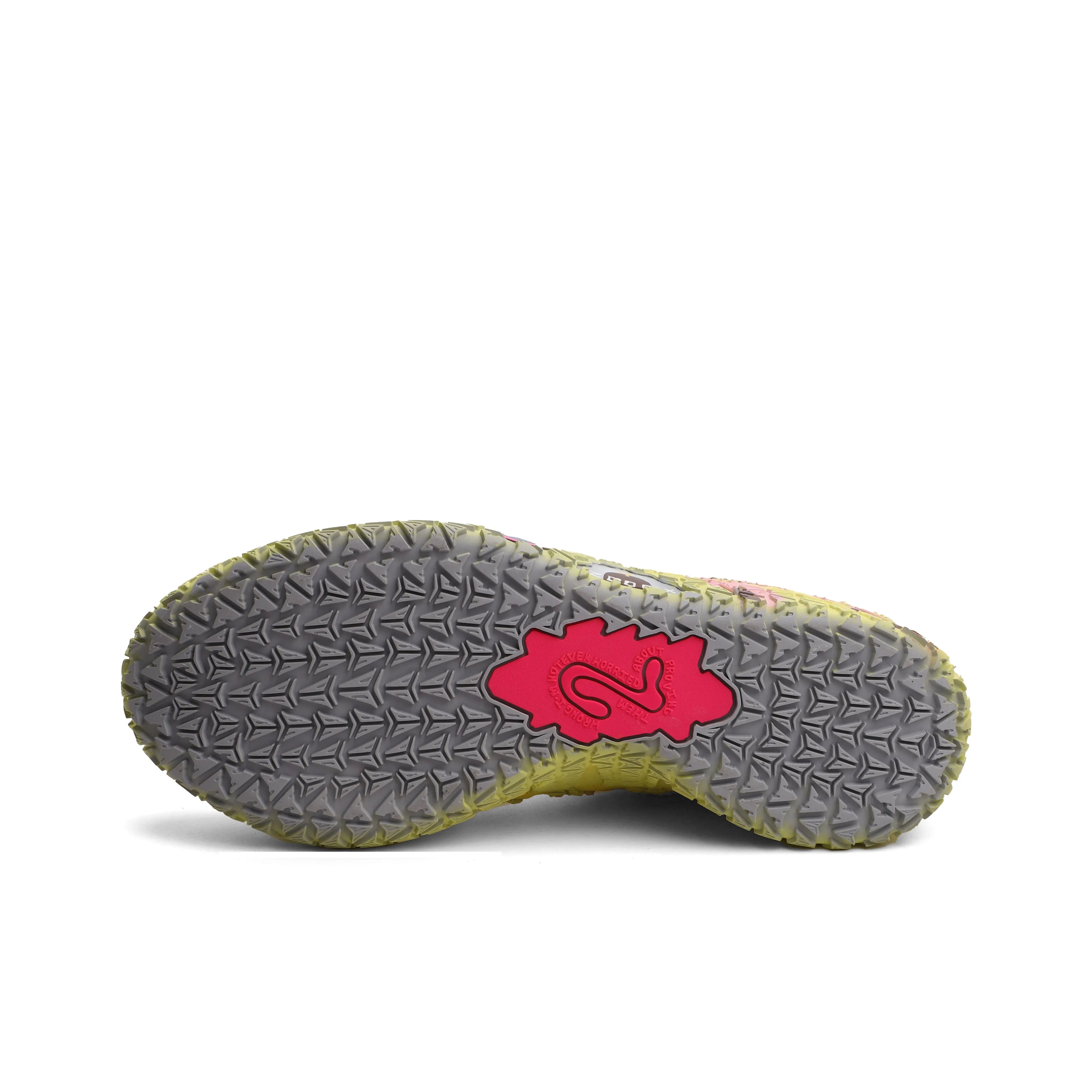[Custom SpongeBob SquarePants and Patrick Star - Pineapple House] Ja 3 Morant III Basketball Shoes Men's Mid-Top Split-Color shoes